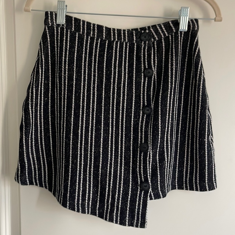 Urban Outfitter Stripes Button Down Skirt